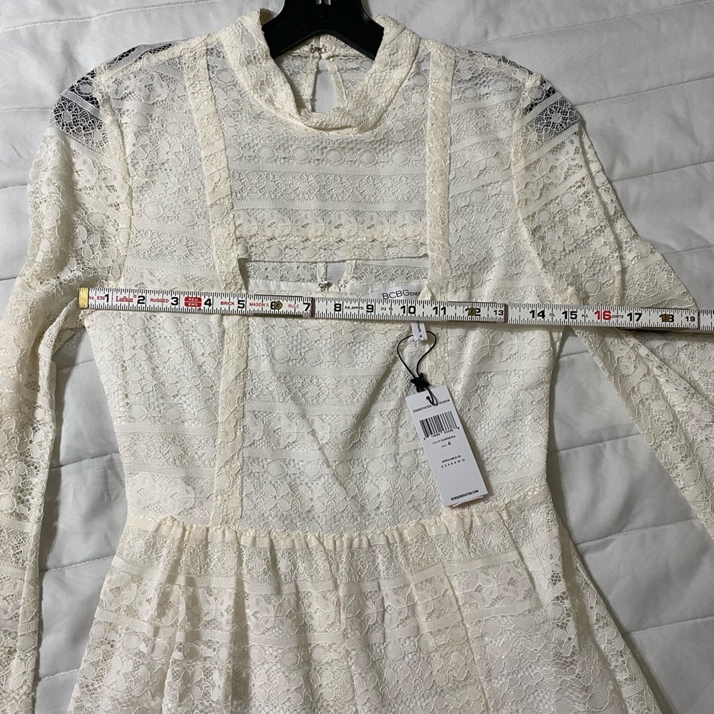 BCBGENERATION Lace Peek-a-boo Cutout Dress - Picture 10 of 15